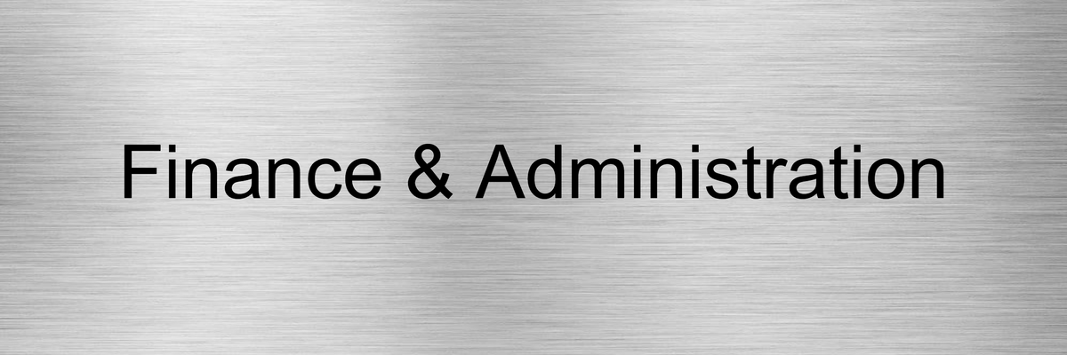 Customised Brushed Silver Sign
