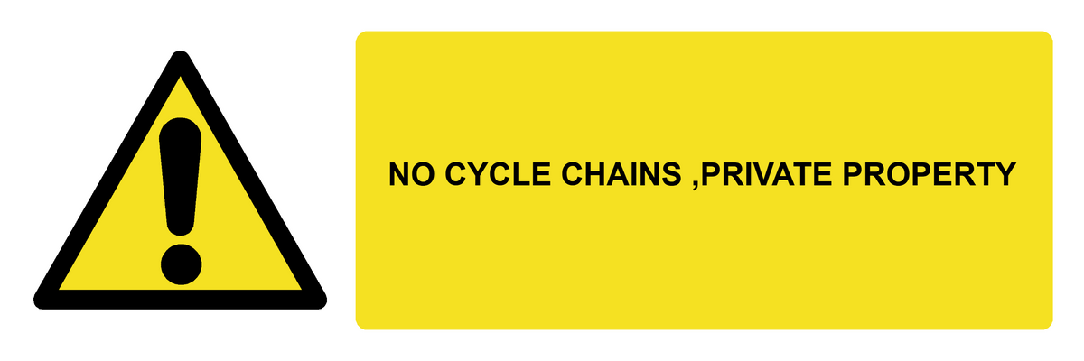 Custom Warning Sign