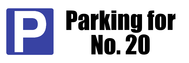 Custom Parking Sign Landscape | P Symbol
