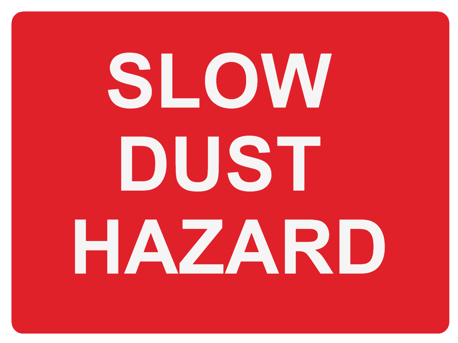 Custom Red Sign Landscape