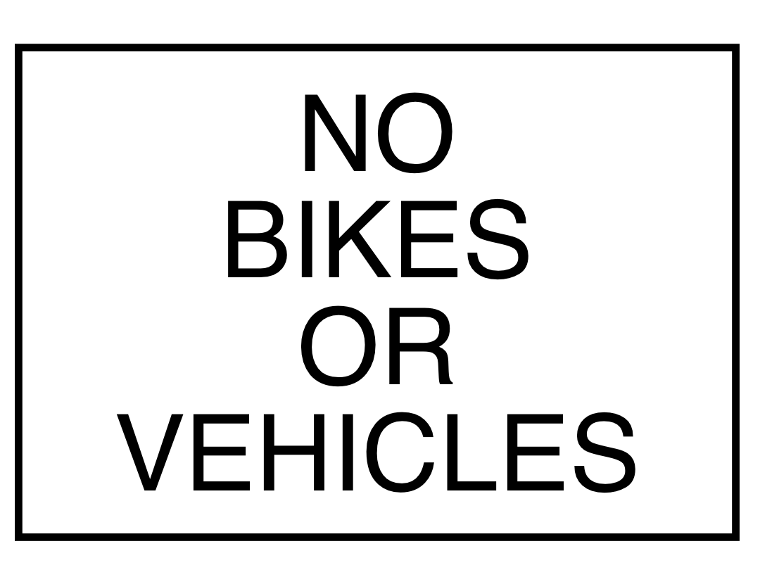 Custom White Sign Landscape