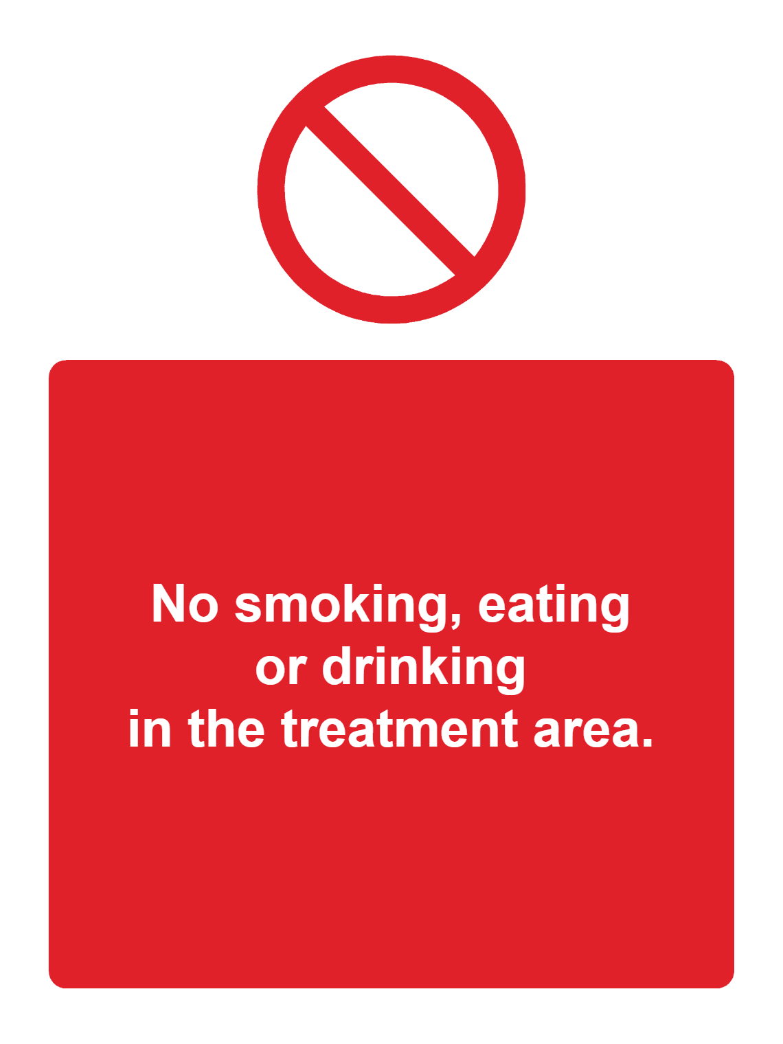 Custom Prohibition Sign Portrait