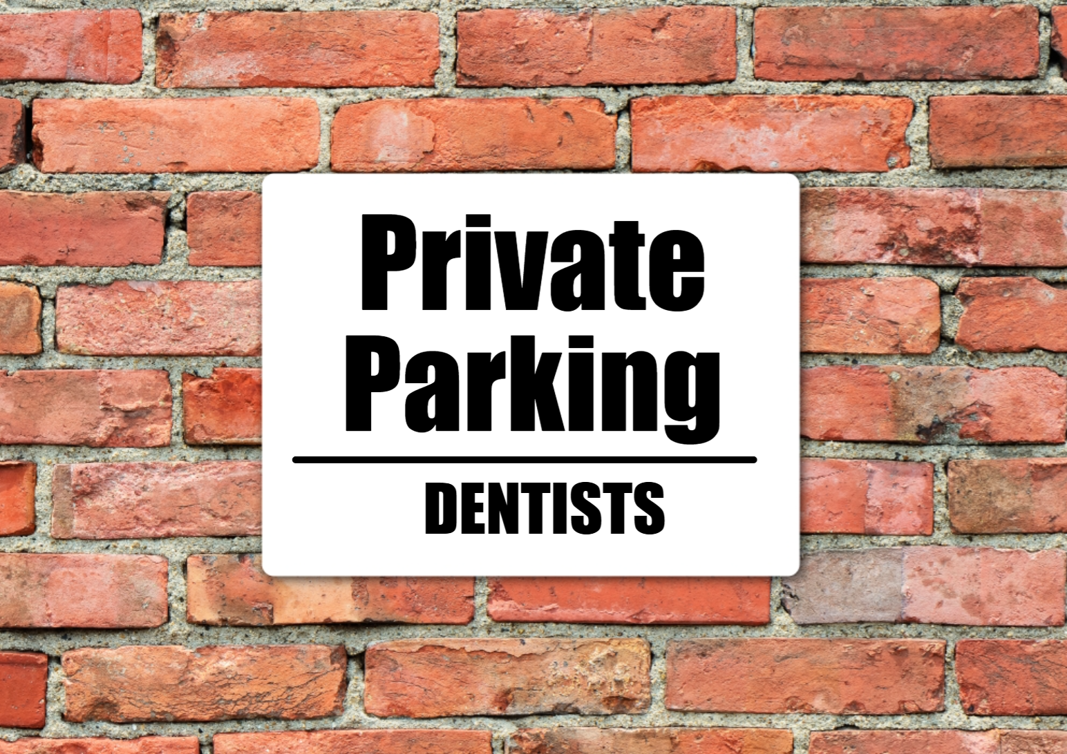 Custom Private Parking Sign