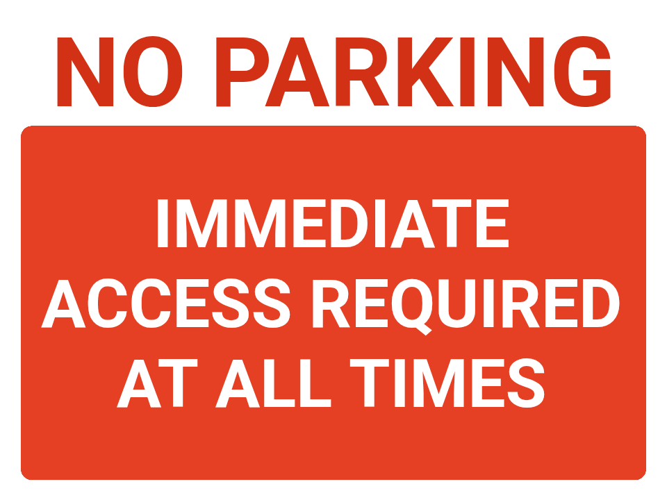 Custom Parking Sign
