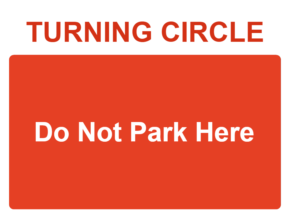 Custom Parking Sign