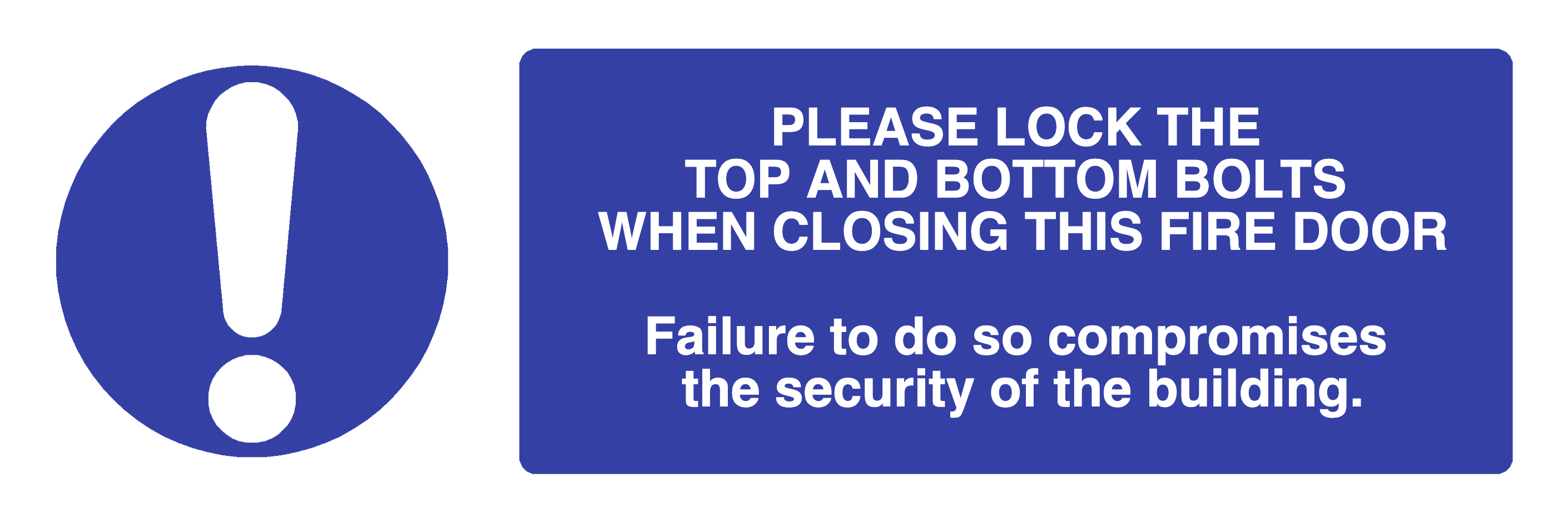 Custom Mandatory Sign Landscape