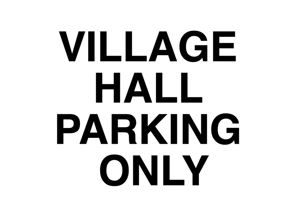 Custom White Sign Landscape