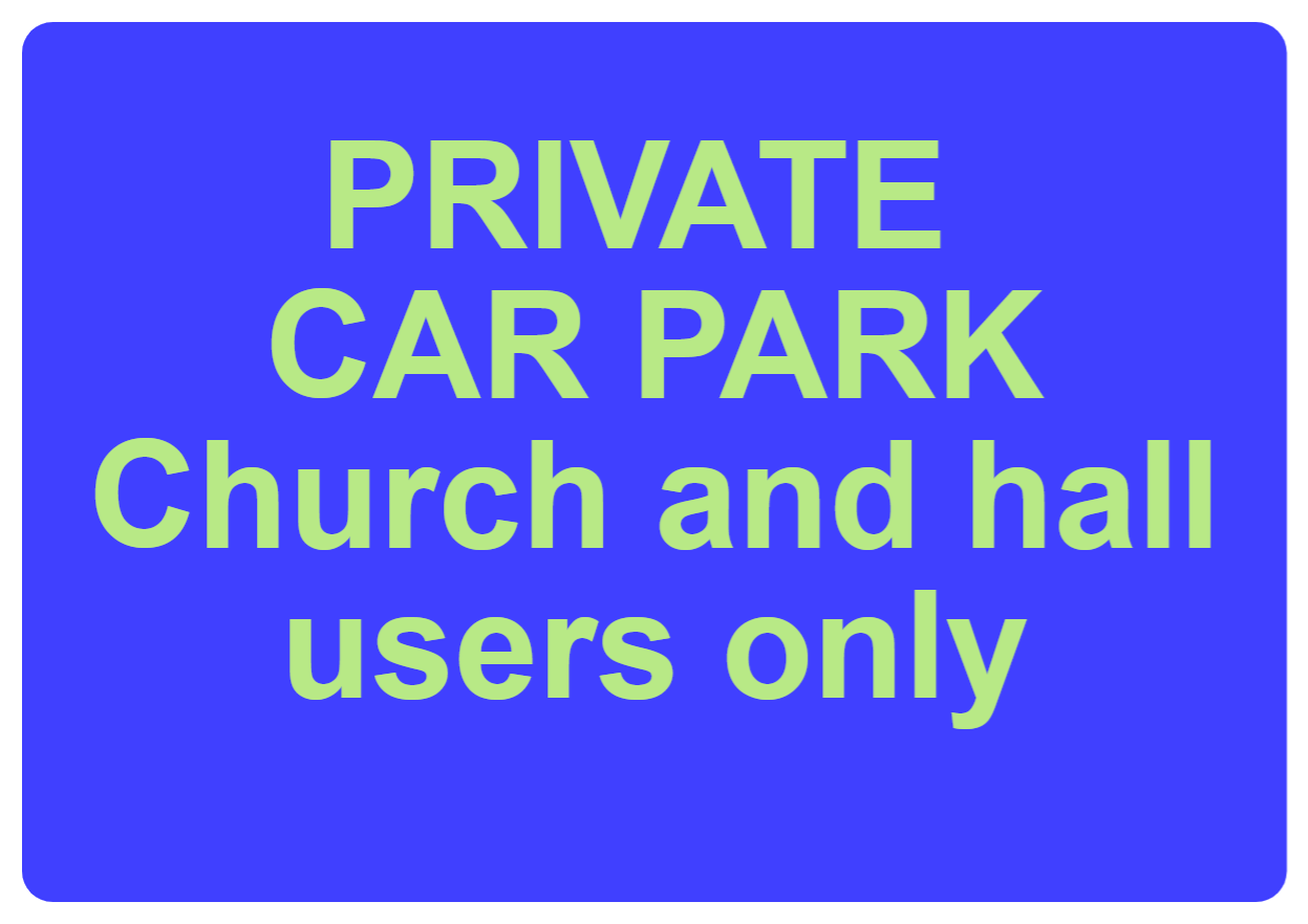 Custom Blue Sign Landscape