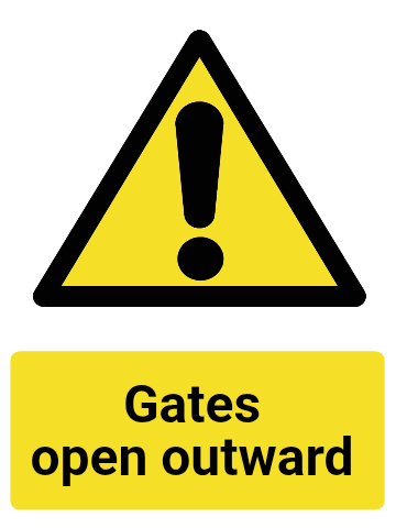 Custom Warning Sign Portrait