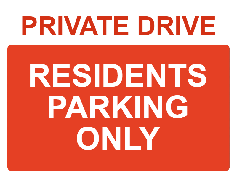 Custom Parking Sign