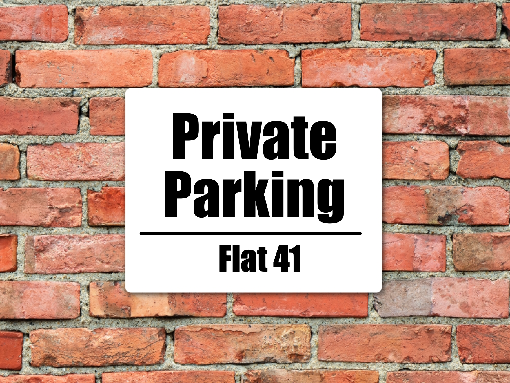 Custom Private Parking Sign