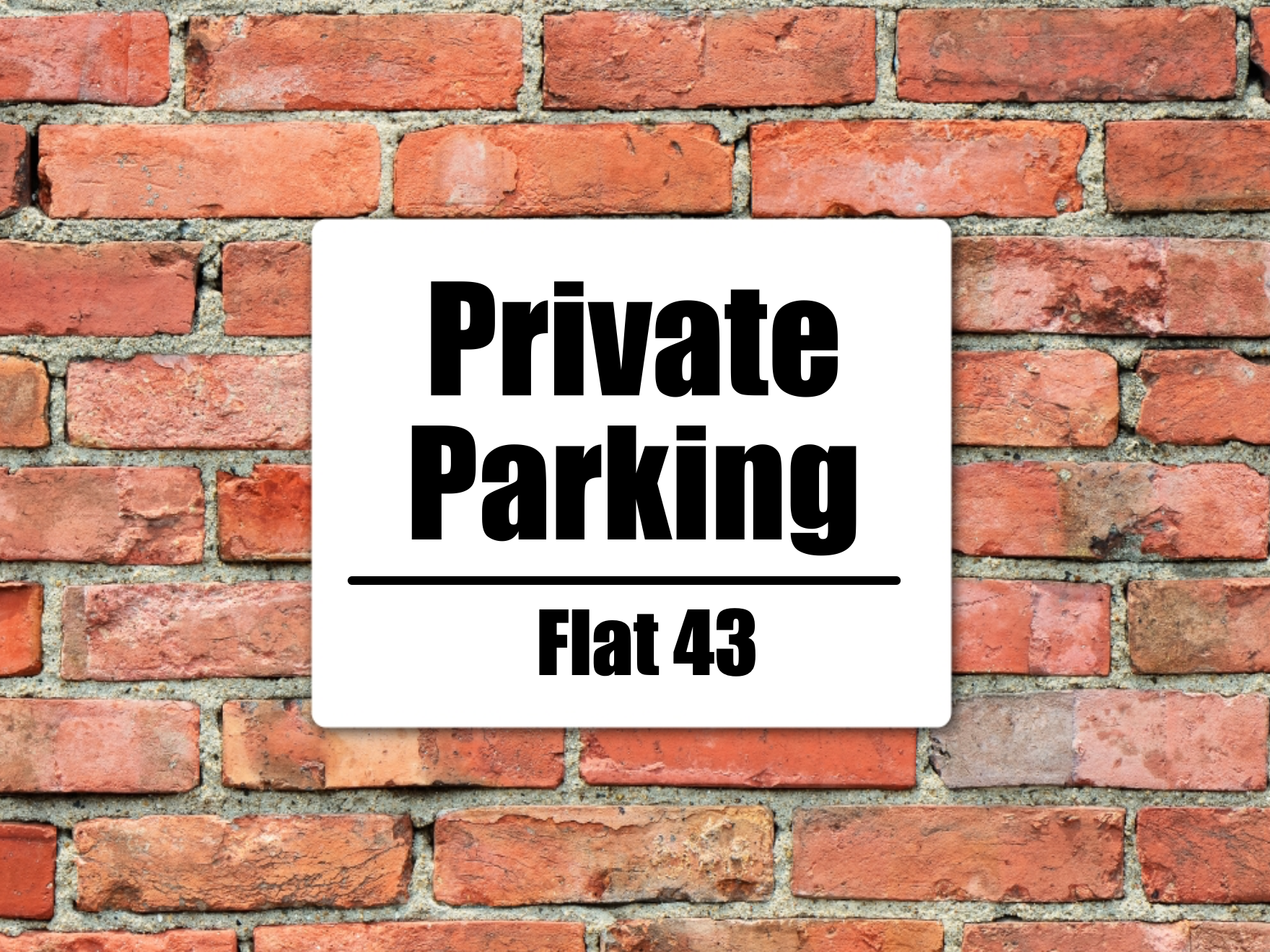 Custom Private Parking Sign