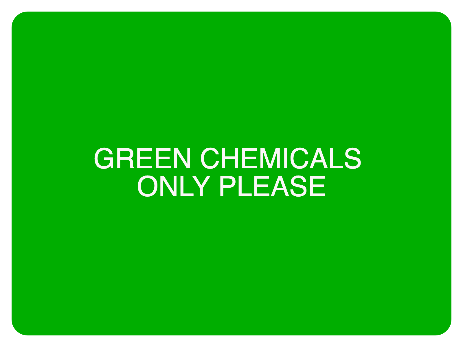 Custom Green Sign Landscape