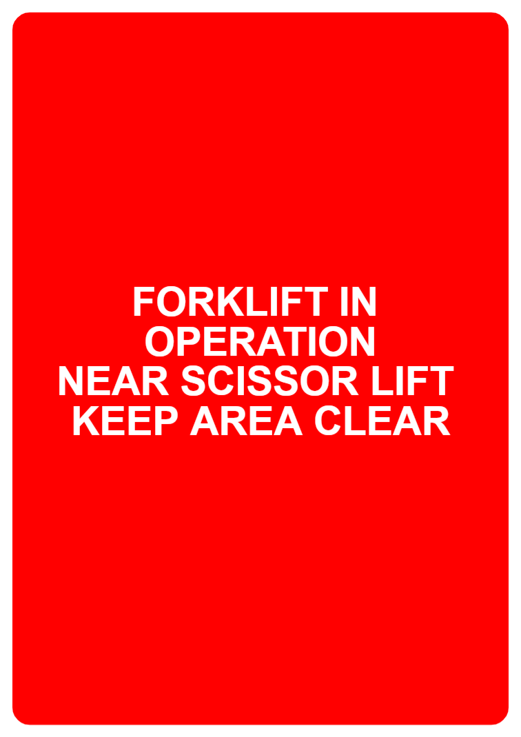 Custom Red Sign Portrait
