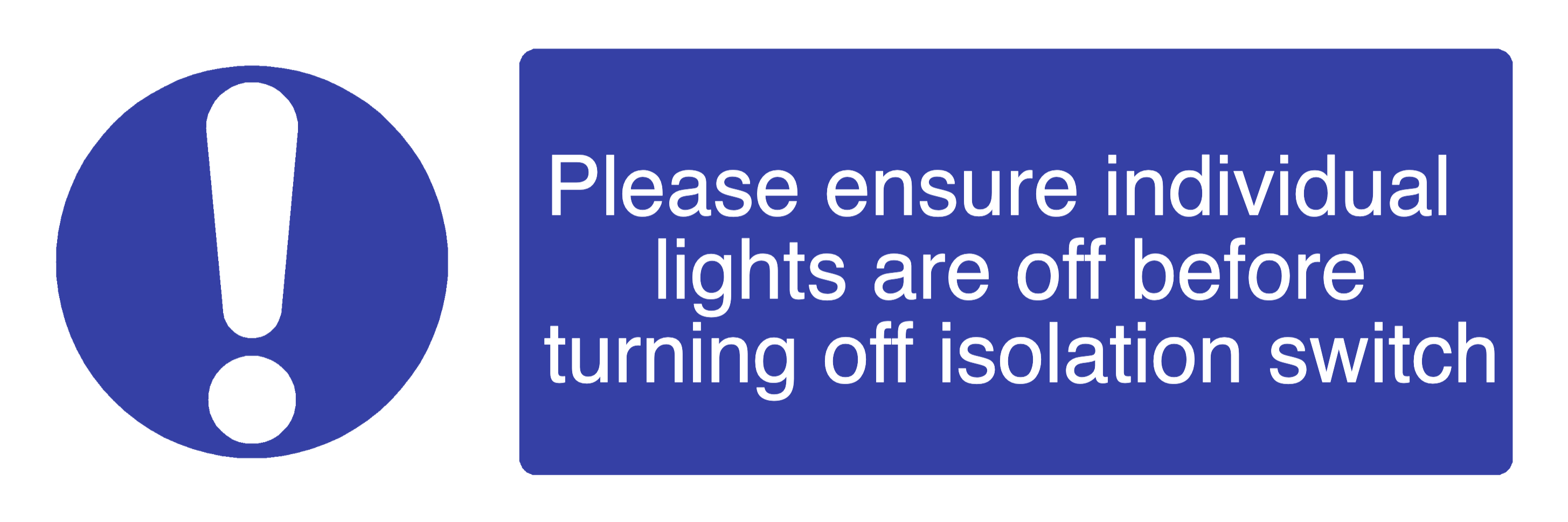 Custom Mandatory Sign Landscape