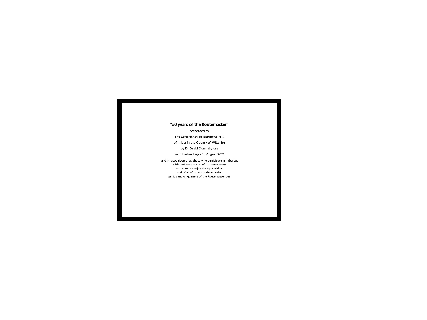 Custom White Sign Landscape