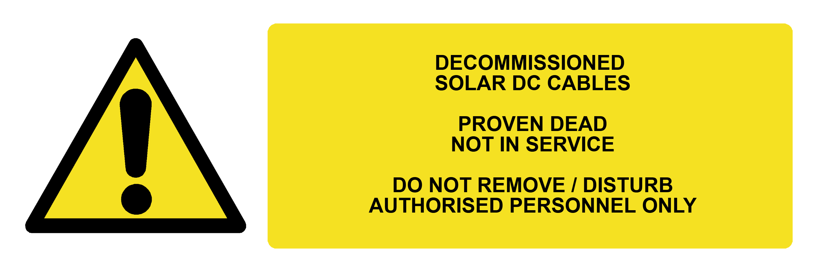 Custom Warning Sign