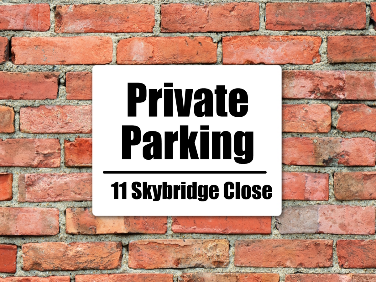 Custom Private Parking Sign