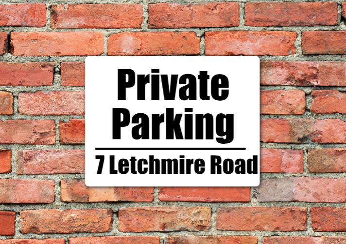 Custom Private Parking Sign