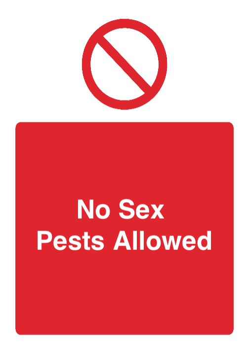 Custom Prohibition Sign Portrait