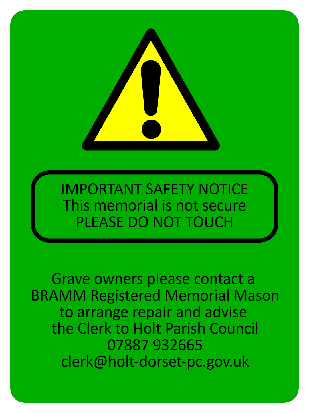 Custom Green Sign Portrait