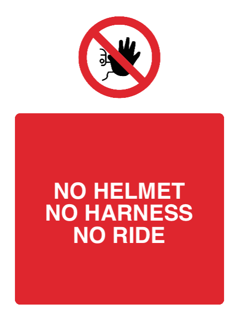 Custom No Entry Sign Portrait