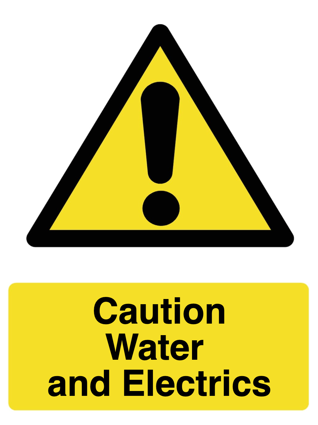Custom Warning Sign Portrait