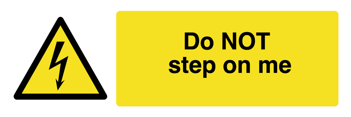 Custom Electrical Hazard Sign Landscape
