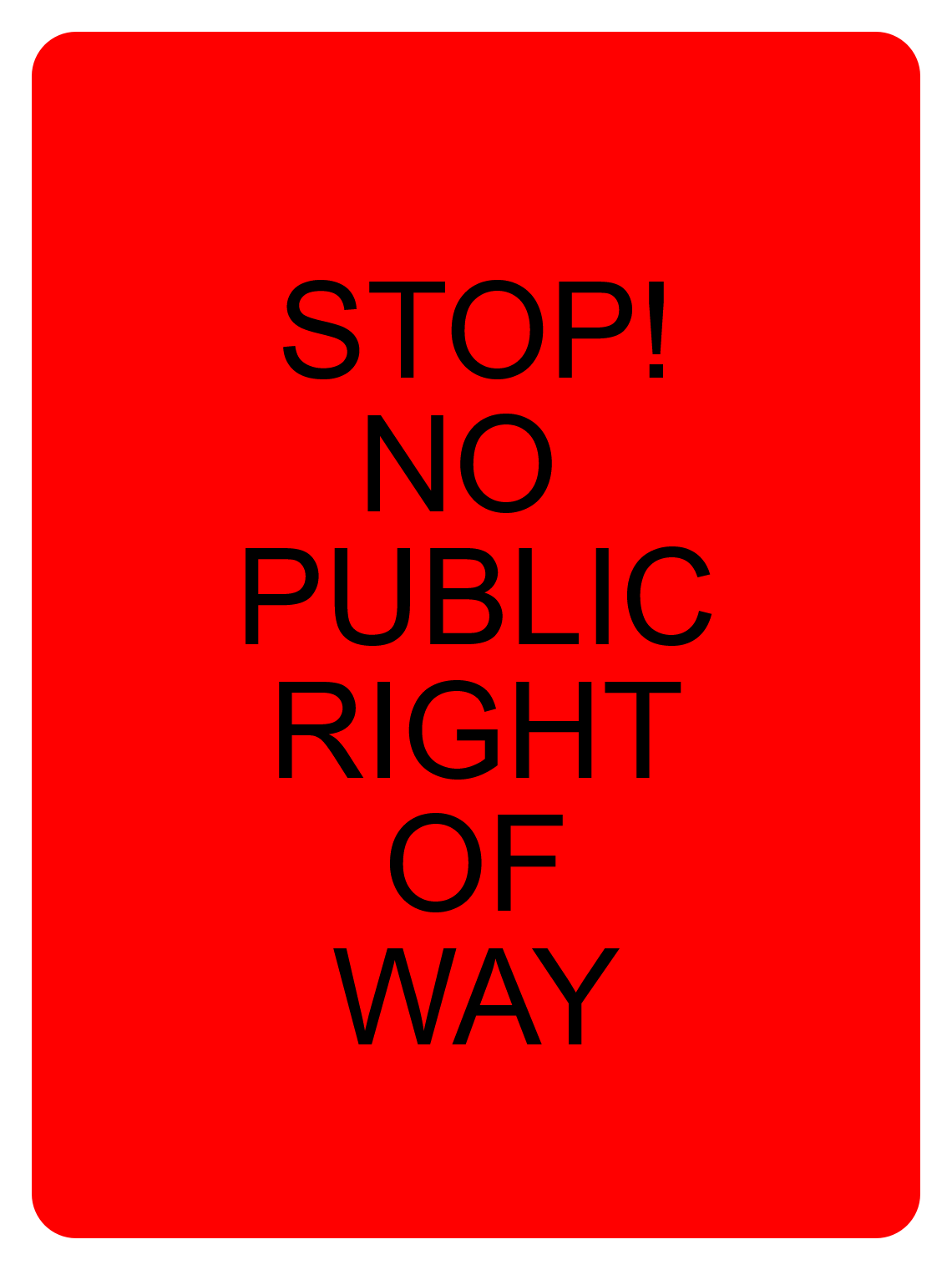 Custom Red Sign Portrait