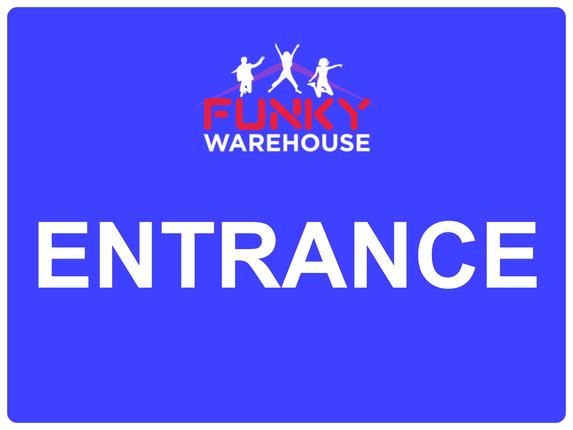Custom Blue Sign Landscape