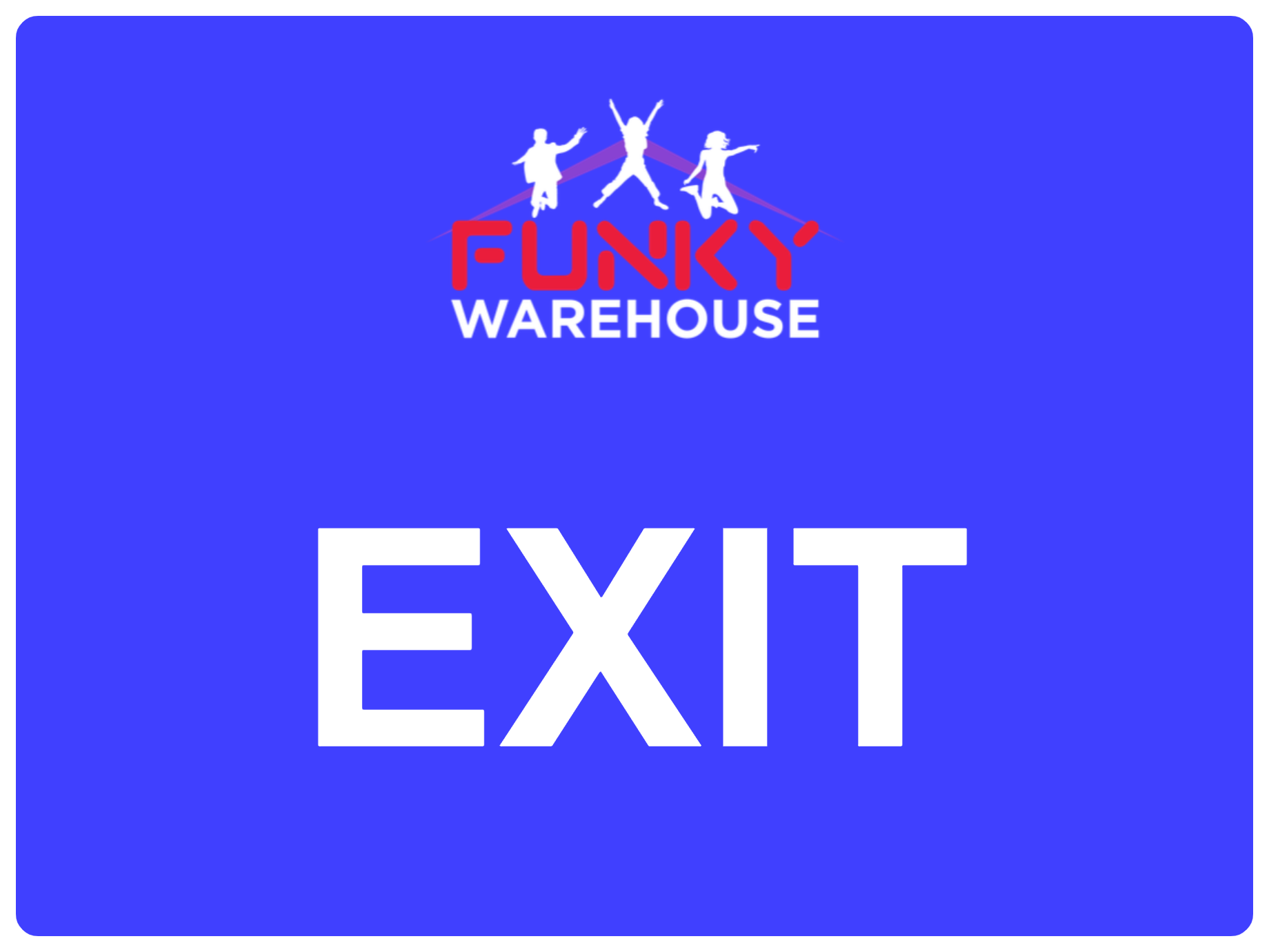 Custom Blue Sign Landscape
