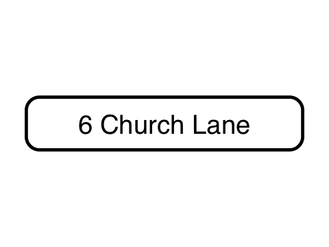 Custom White Sign Landscape