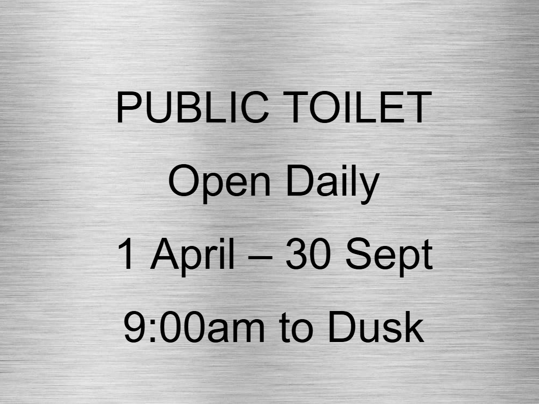 Customised Brushed Silver Sign