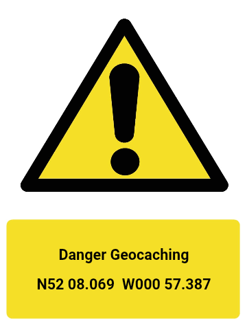 Custom Warning Sign Portrait