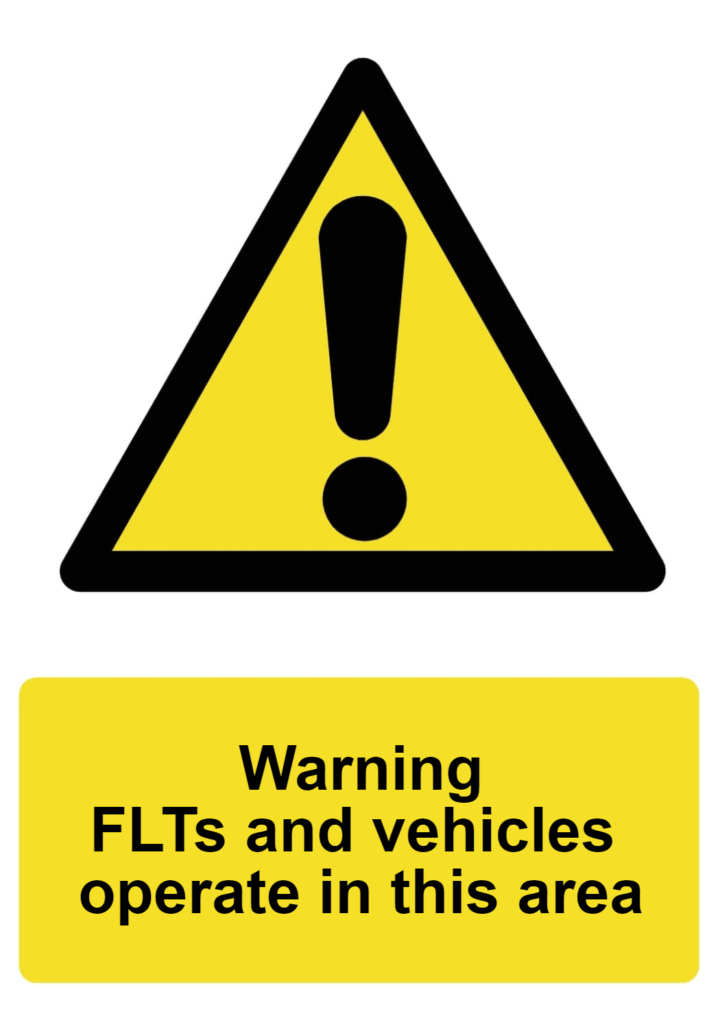 Custom Warning Sign Portrait