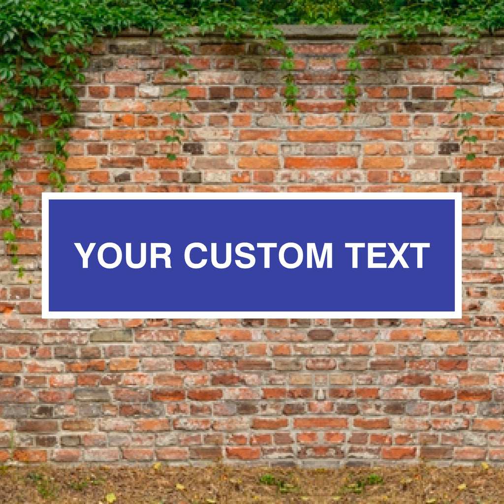 Custom Kerb Parking Sign