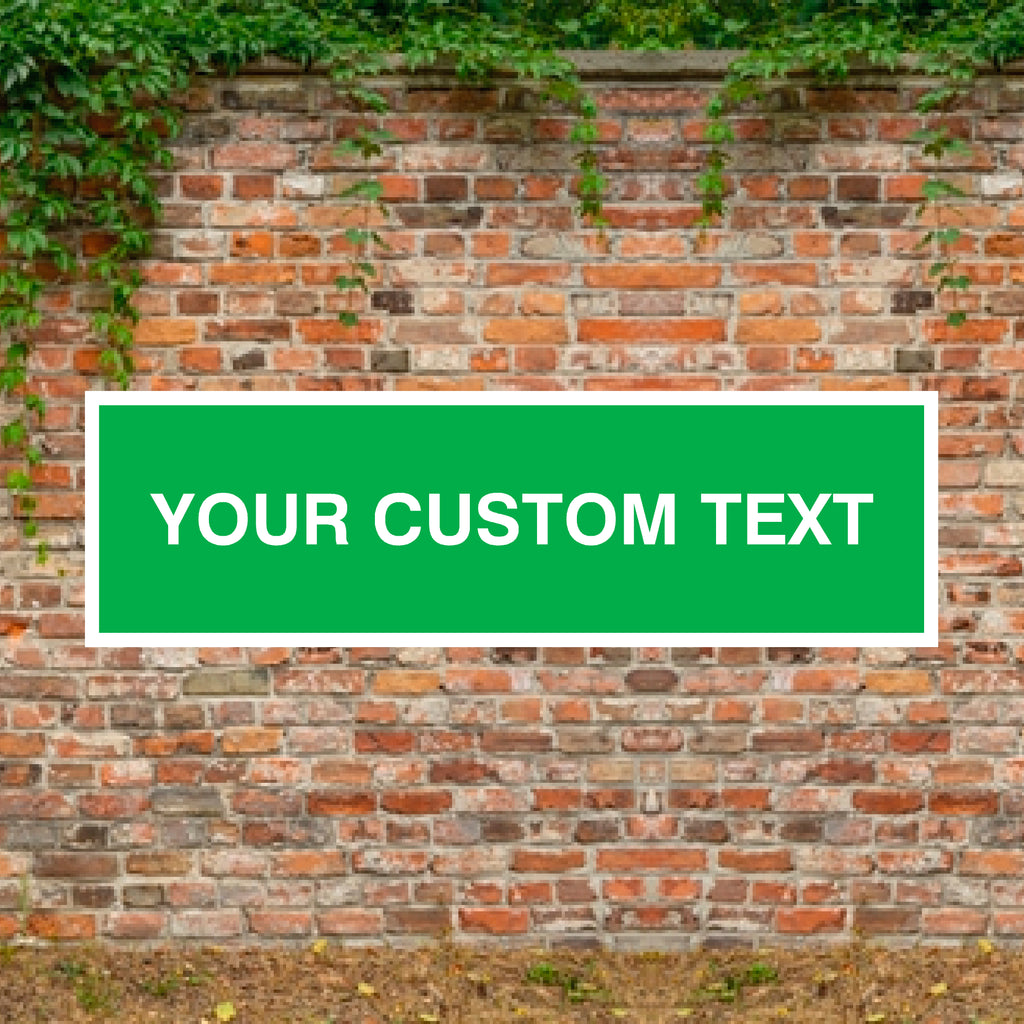 Custom Kerb Parking Sign