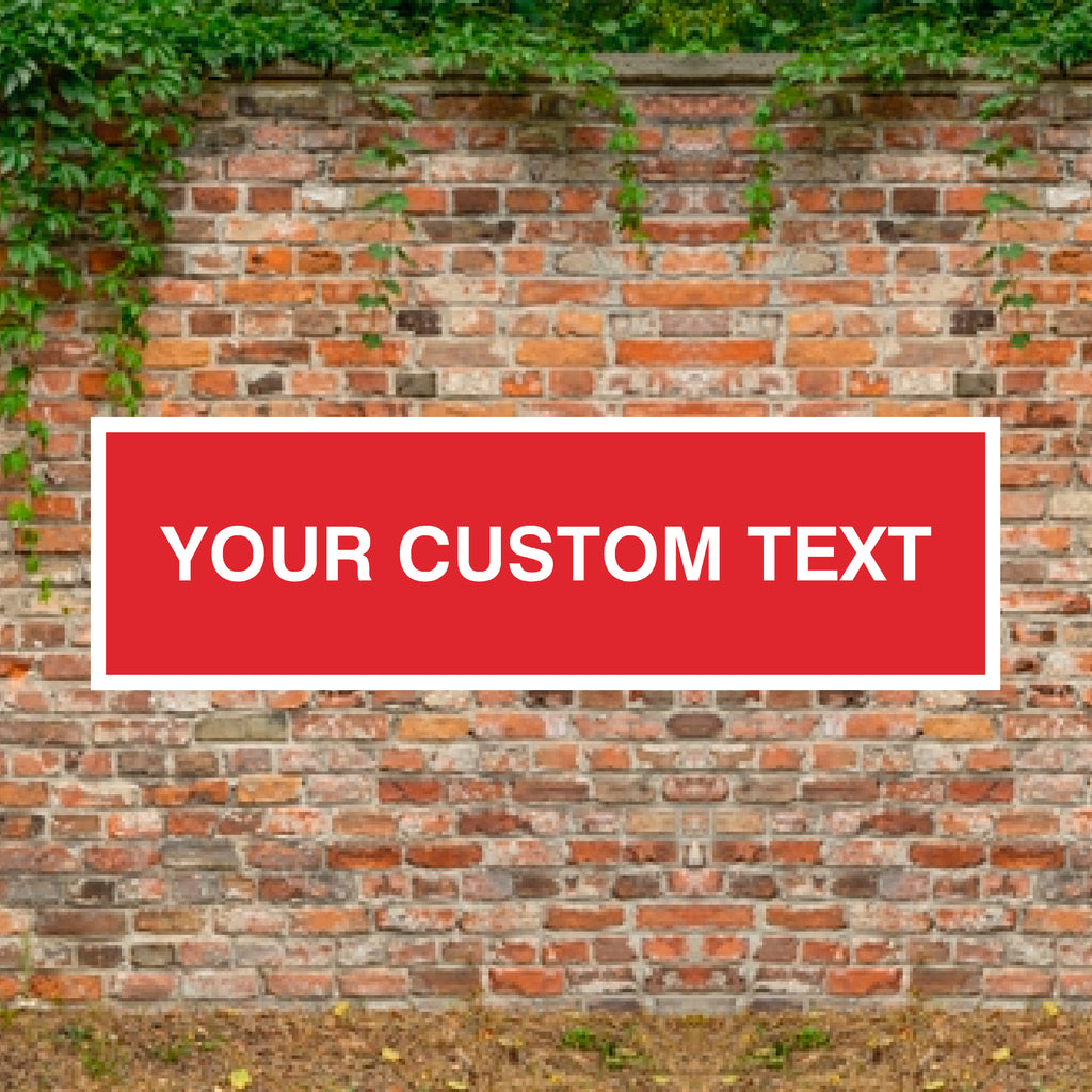 Custom Kerb Parking Sign