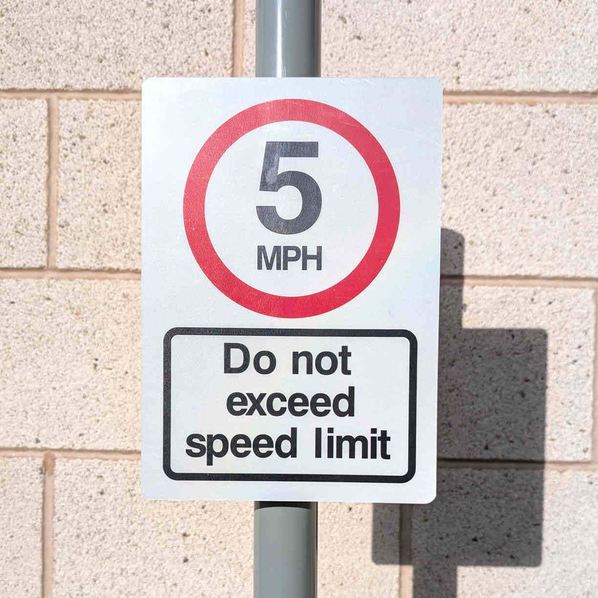 Caution Loading Bay Sign – Safety Warning Signage