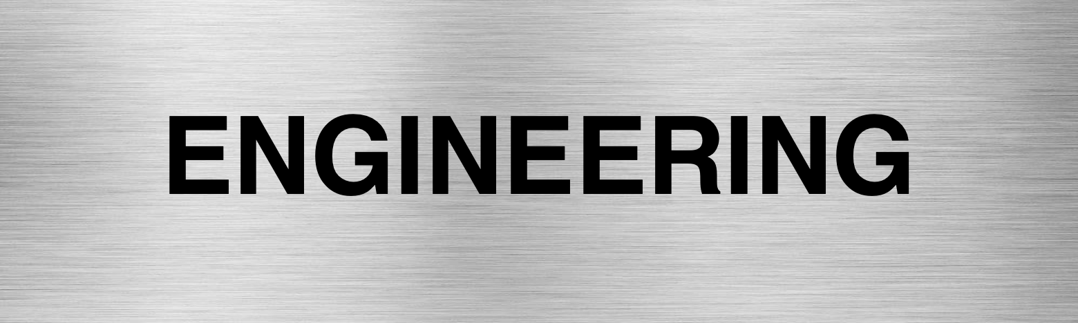 Customised Brushed Silver Sign