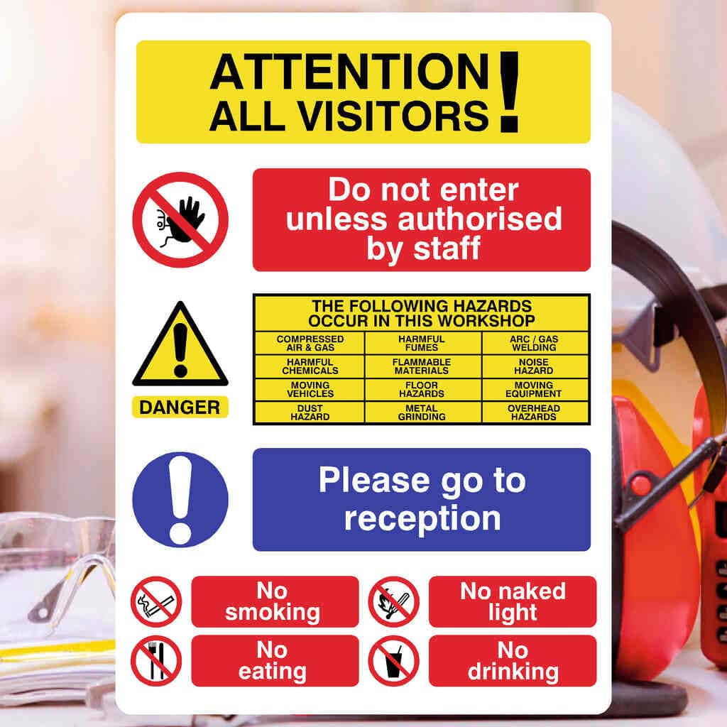 Addtional Visitors Sign