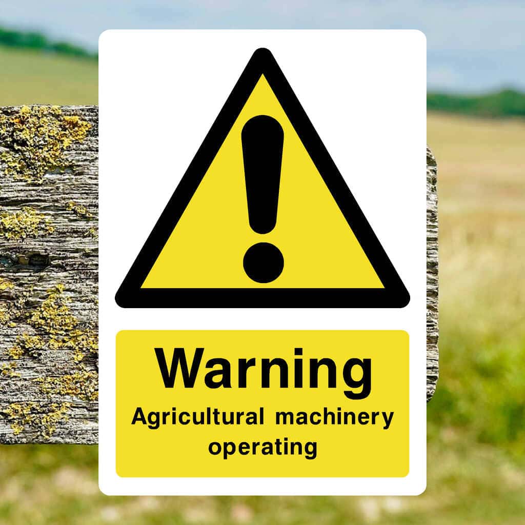 Machinery In Operation Safety Sign – The Sign Shed