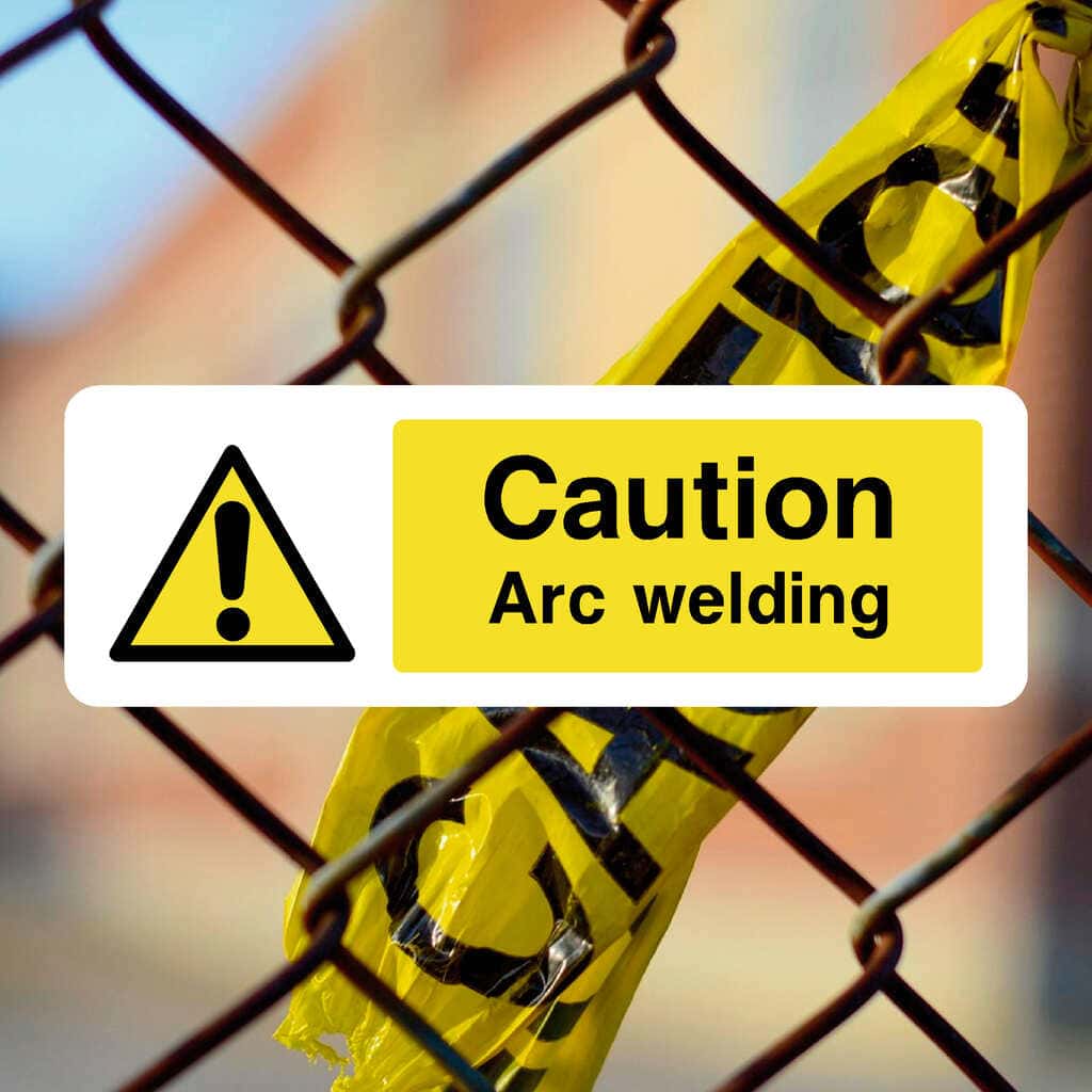 Arcing Sign Arc Welding Warning Sign – ISO 7010 Safe Notice