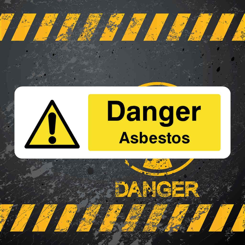 Asbestos Danger Sign - The Sign Shed