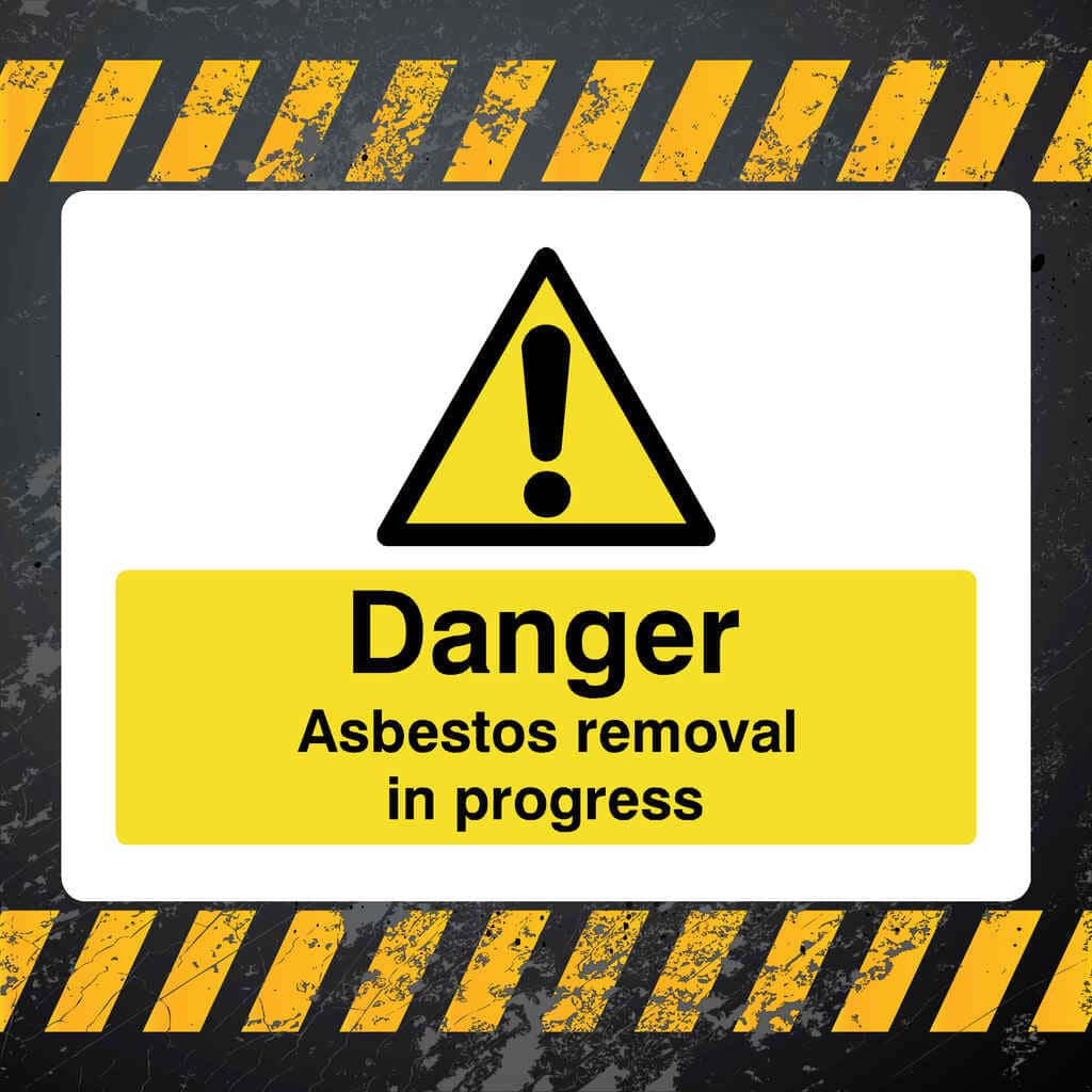 Remove Panel Sign Asbestos Removal Warning Sign | UK Safety