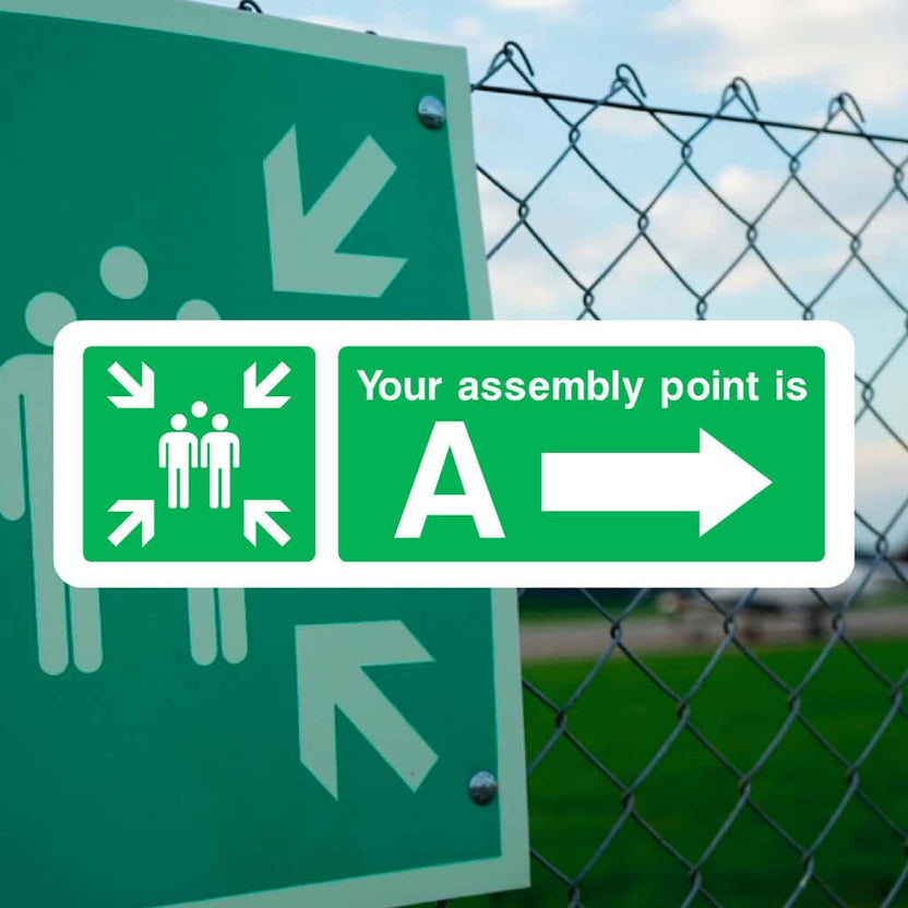 Assembly Point Signs UK – ISO-Compliant Safety Signs – The Sign Shed