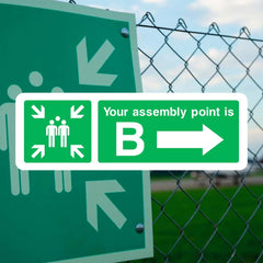 Assembly Point Signs UK – ISO-Compliant Safety Signs – The Sign Shed