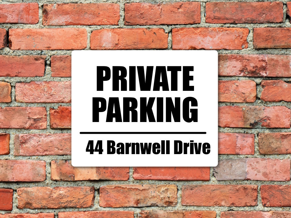 Custom Private Parking Sign