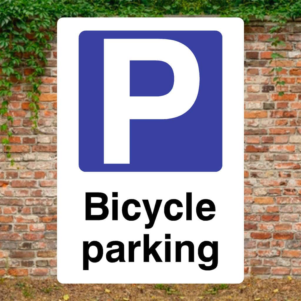 Bicycle Parking P Sign - The Sign Shed