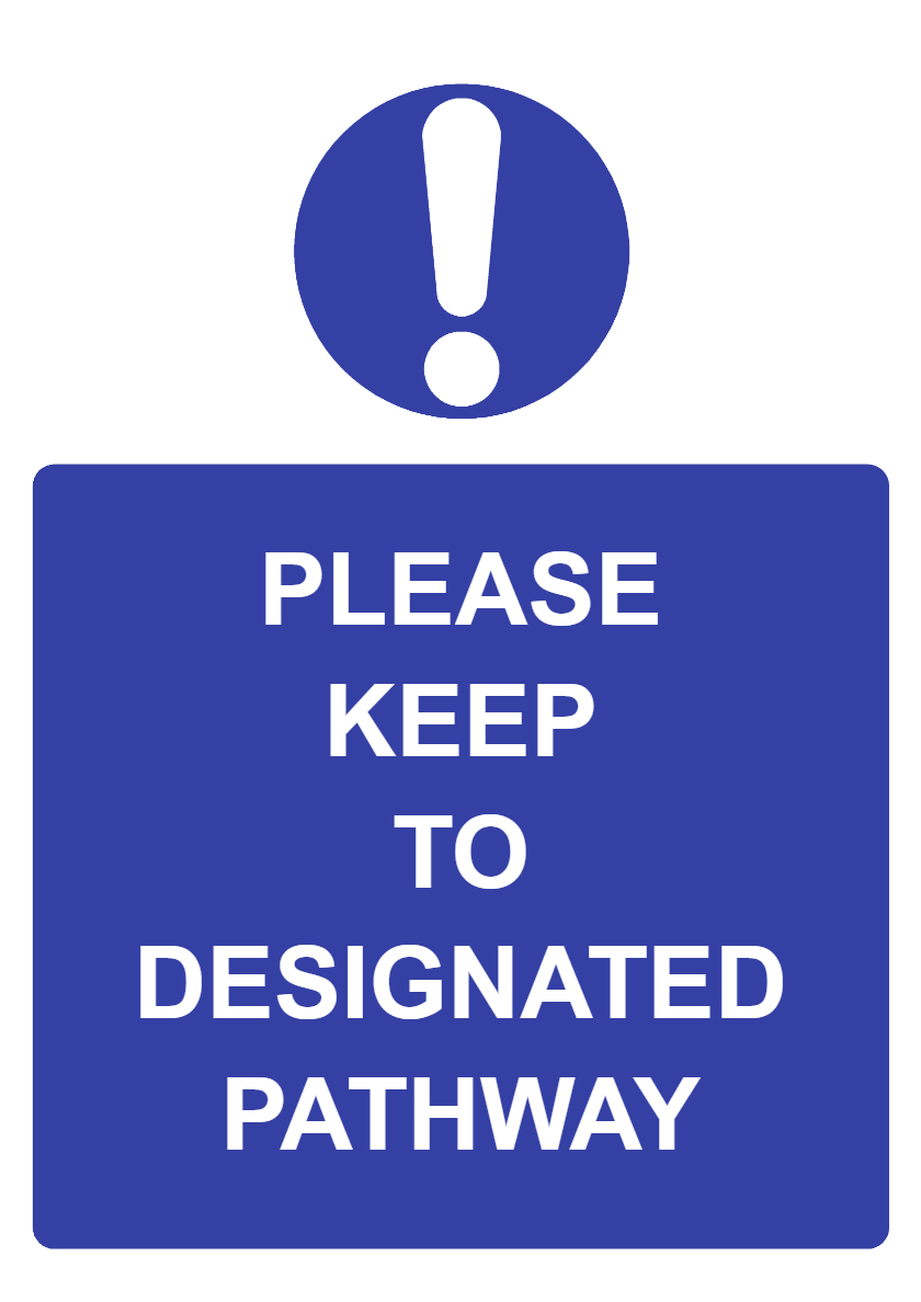 Custom Mandatory Sign Portrait